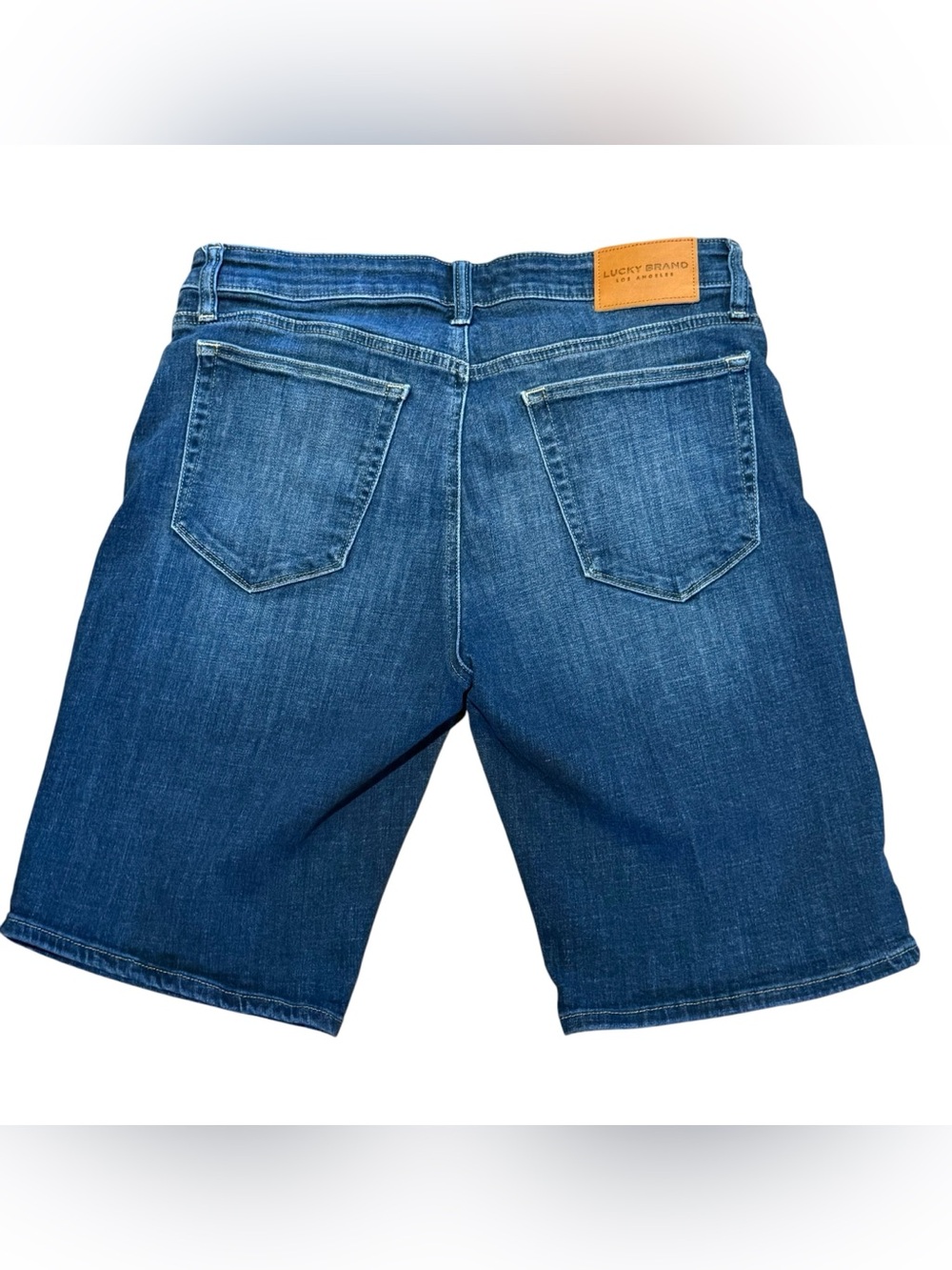 Lucky Brand Womens 12/31 Blue Denim Jean Bermuda Shorts - Picture 2 of 9